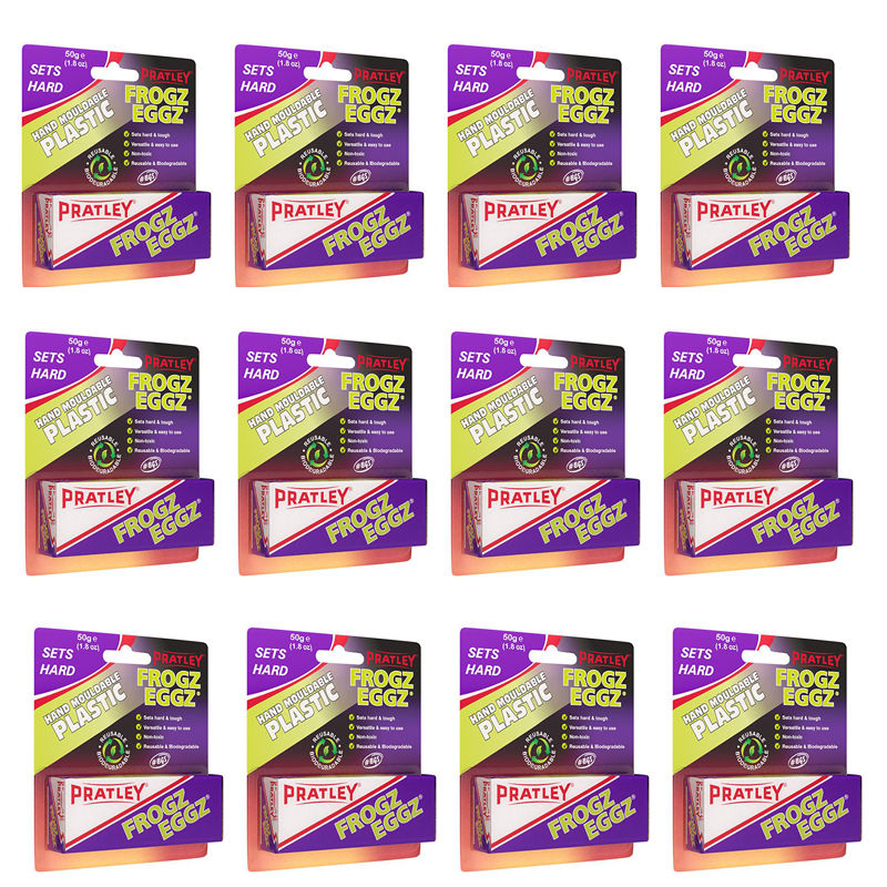 PRATLEY Mouldable Plastic Frogz Eggs 50gr ( 12 pack )