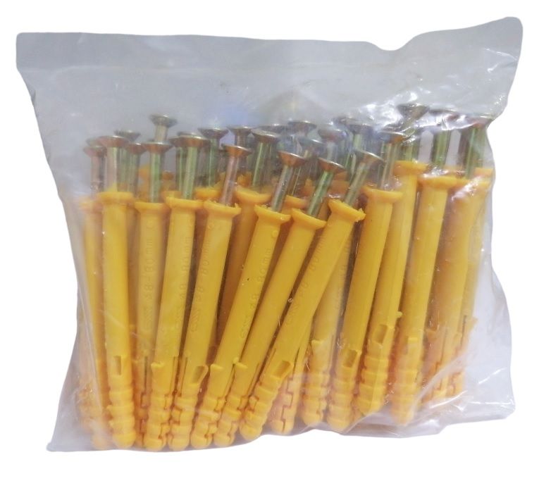 Home Hub 6 x 100mm Nail in Anchor - Pack of 50