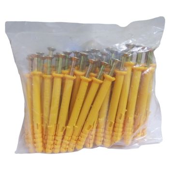 Home Hub 6 x 100mm Nail in Anchor - Pack of 50