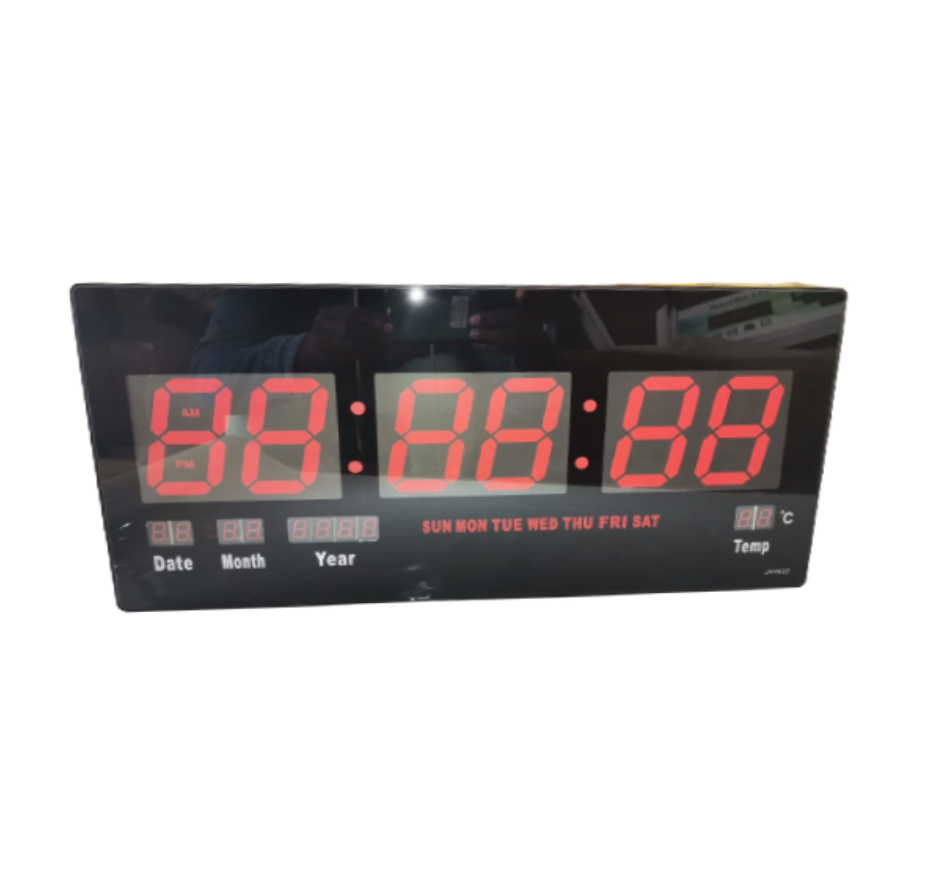LED digital clock calendar thermometer 3 in 1 piece