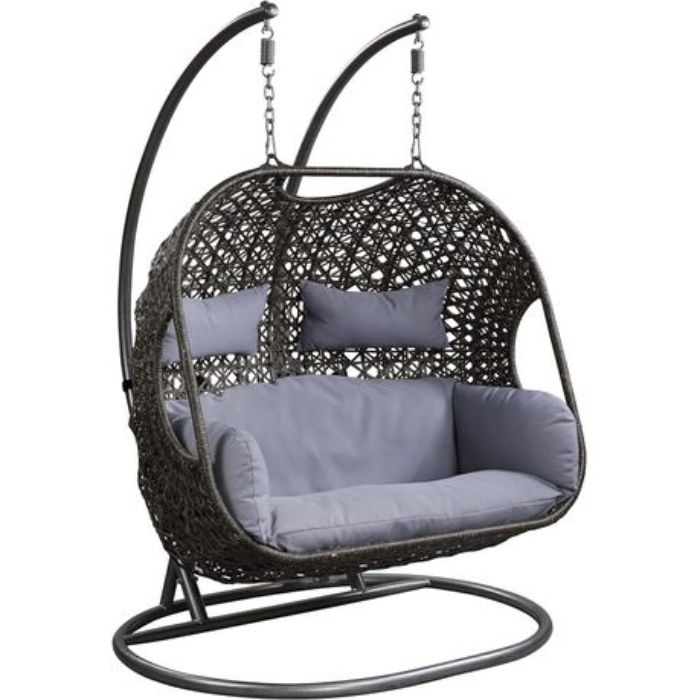 DHHU Double Swing Egg Chair Set