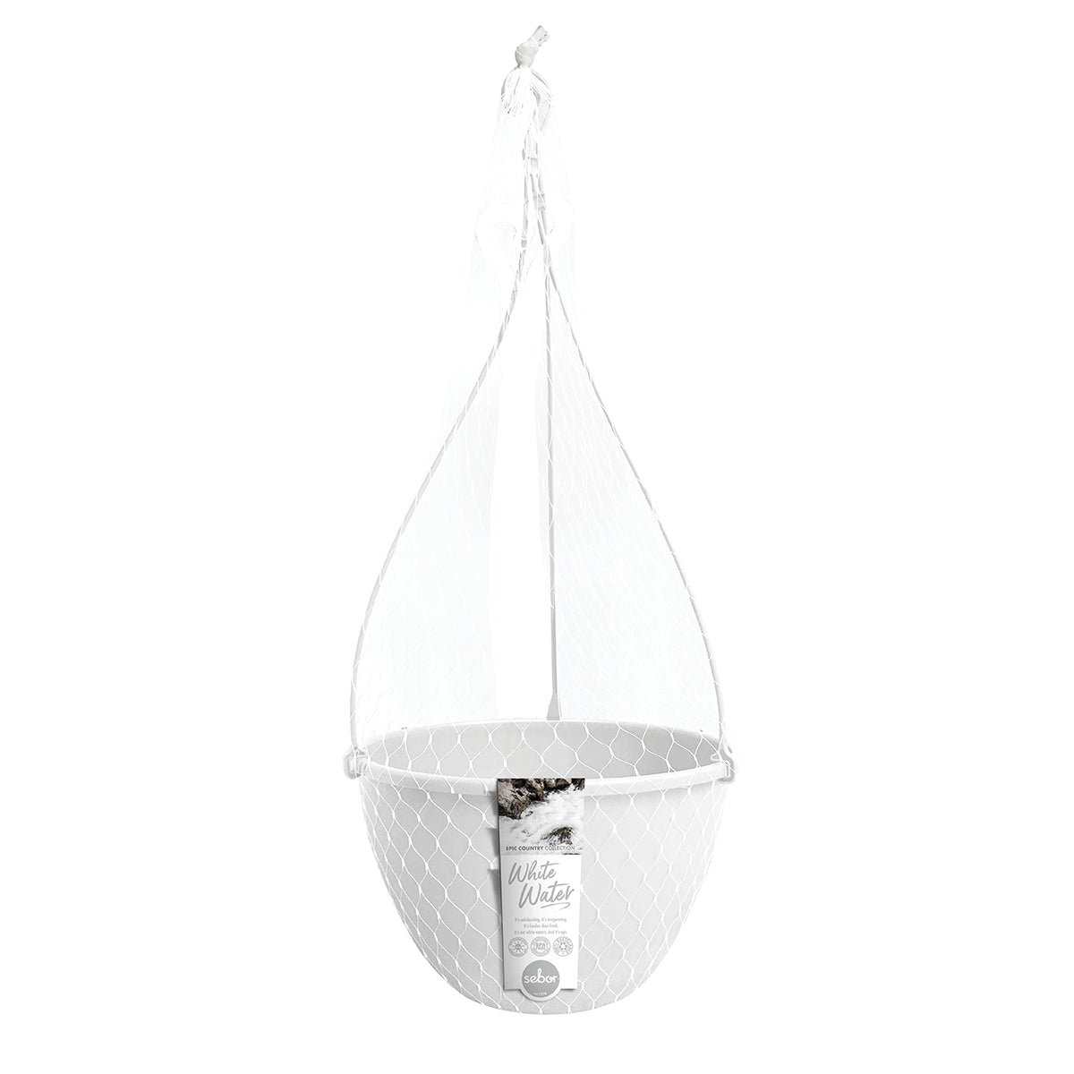 Sebor Terra Bowl & Hook Set 20 Cm White Water