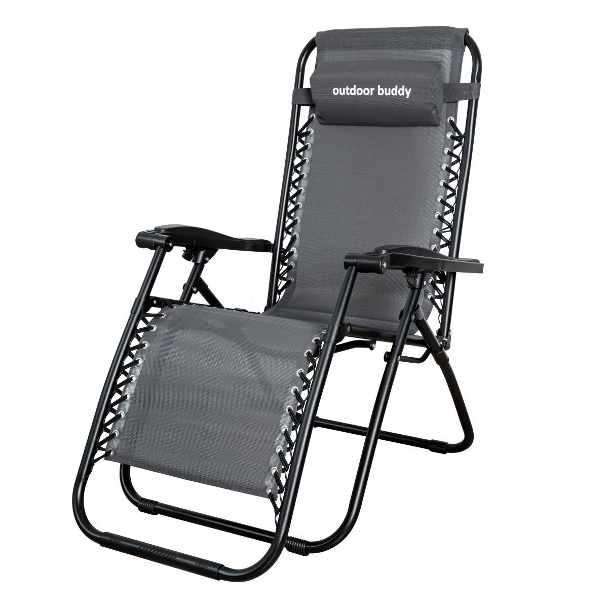 Outdoor Buddy - Breeze-Ease Zero Gravity Lounger (Grey) - 120kg Capacity