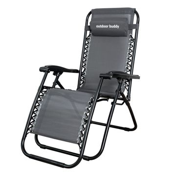 Outdoor Buddy - Breeze-Ease Zero Gravity Lounger (Grey) - 120kg Capacity