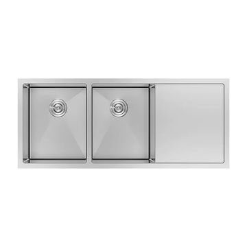 KITCHEN SINK H/M - DOUBLE BOWL - SATIN