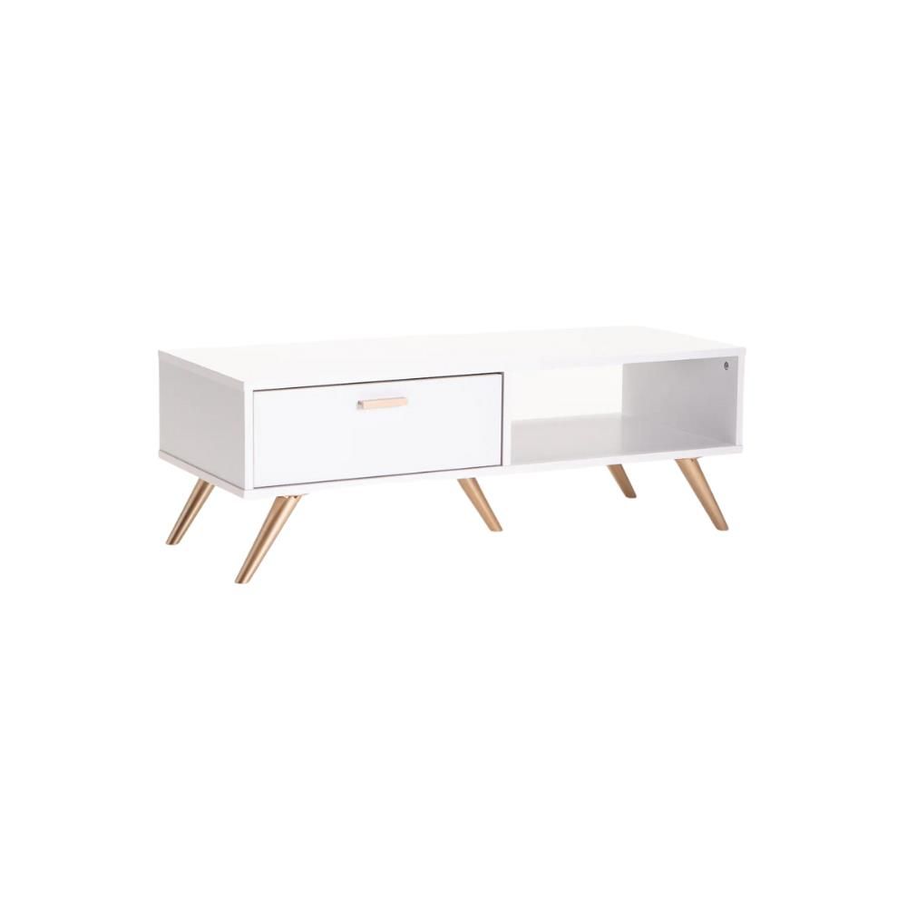 Lena 100x40cm Coffee Table - White