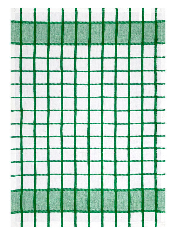 Multipurpose, Easy Fit, Absorbent Kitchen Towel - Design 2571 - 048x066cms - (05 Pc Pack) - Checks - Jolly Green
