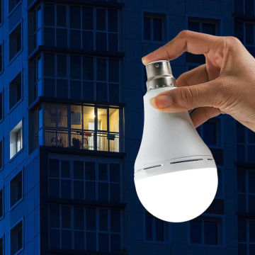 20W B22 Super Bright Smart Rechargeable Emergency LED Bulb Pack Of 5
