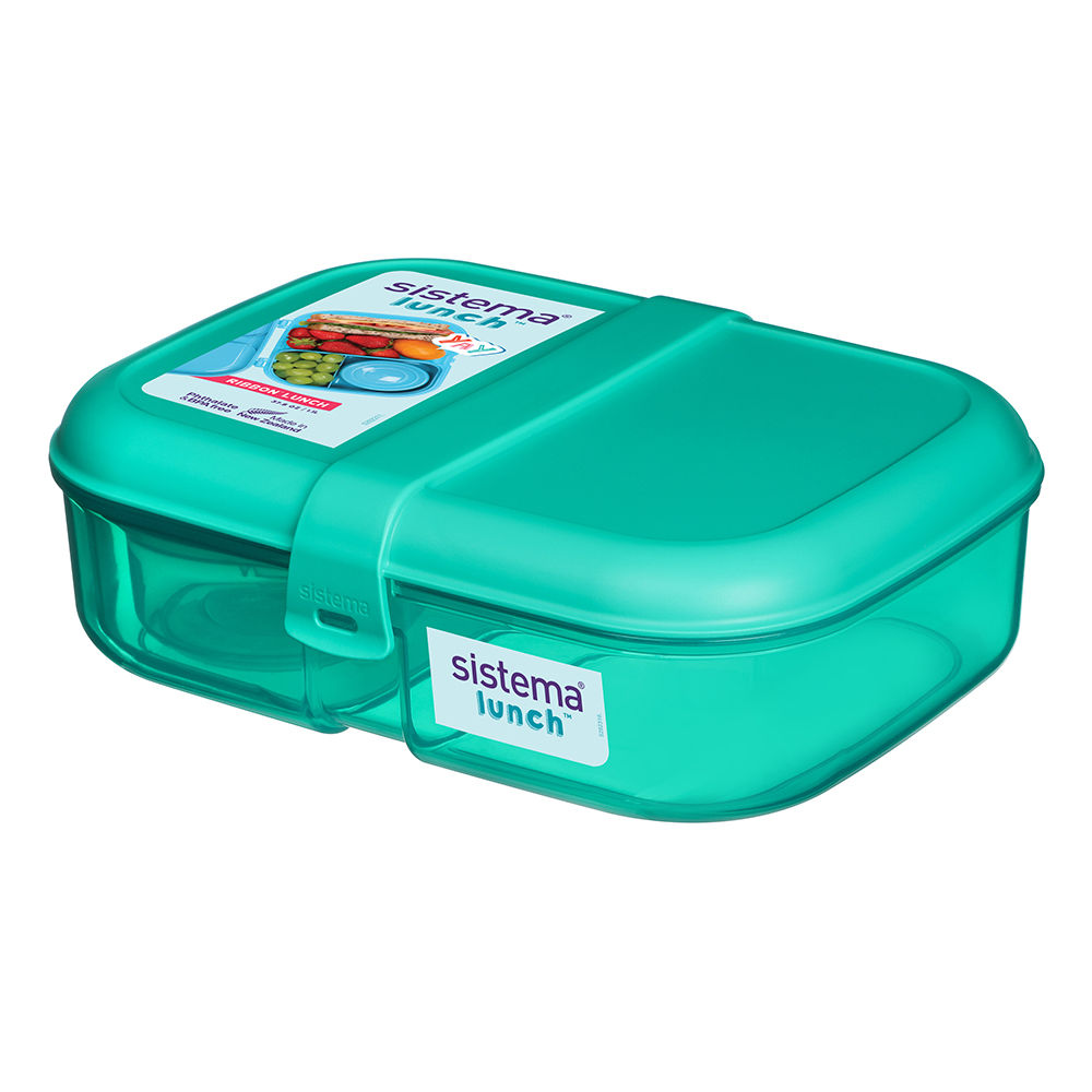 Sistema 1.1L Ribbon Lunch with 1 Mini Bite-Teal