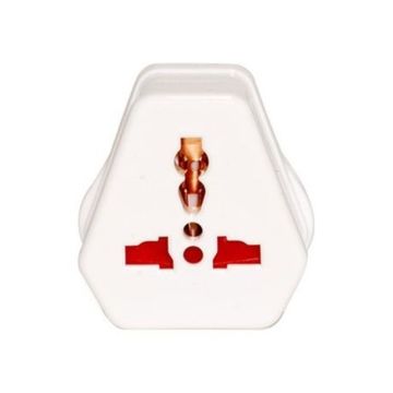 Universal Travel Adaptor to  3 Pin SA Plug - White