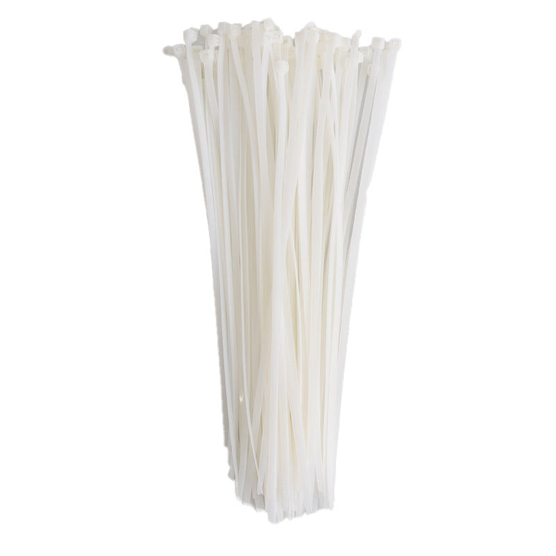 UNITED ELECTRICAL Cable Tie White 300mm X 4.8mm ( Pack of 100 )
