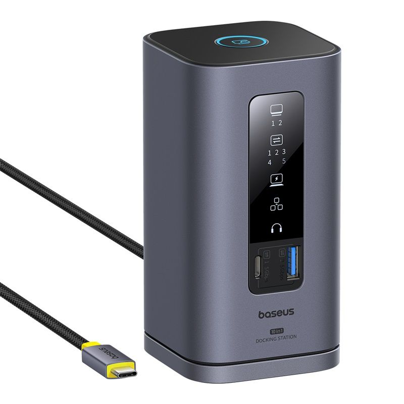 Baseus Spacemate Series 10-in-1 (MAC) Docking Station - Space Grey