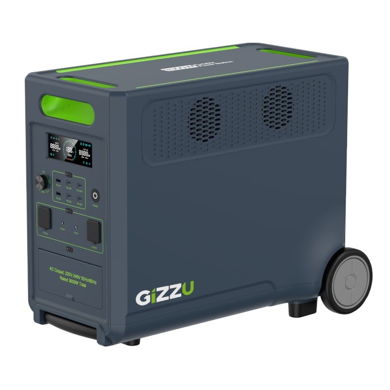 Gizzu Hero Ultra Portable Power Station Inverter 3600W 3840WH