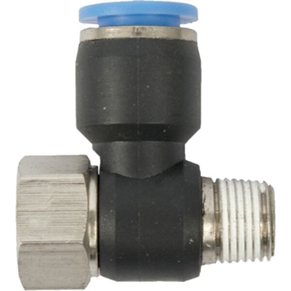 Aircraft Pu Hose Fitting Tee 8mm x 1/8"F x 1/8"M