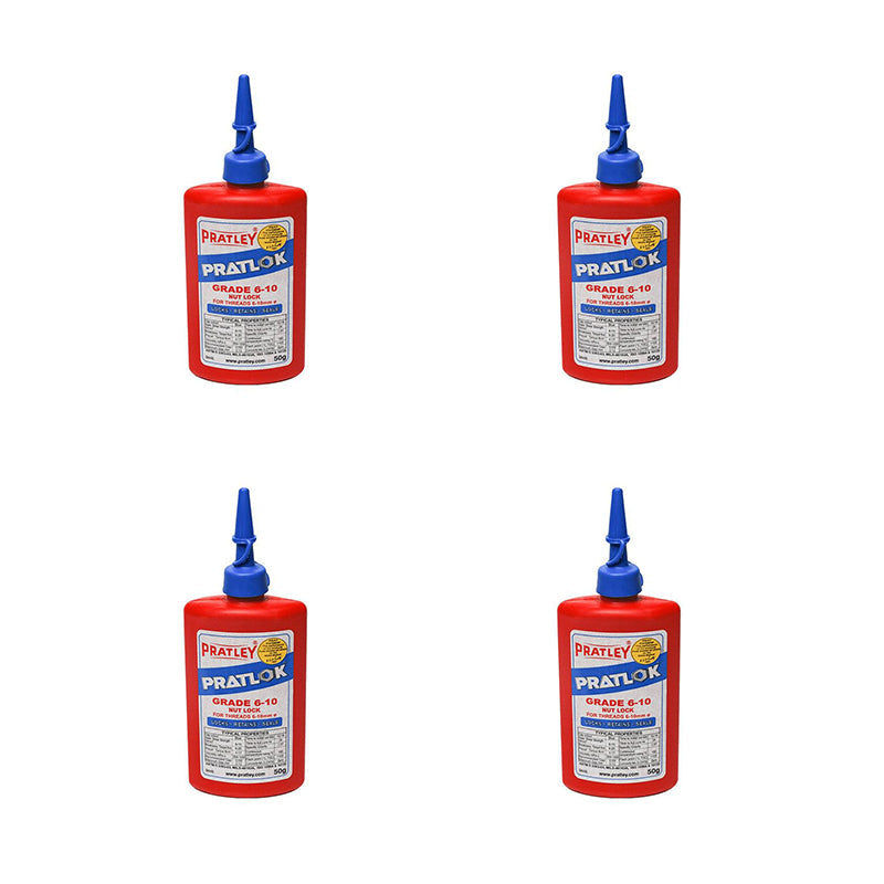 PRATLEY Adhesive Nutlock 50gr Grade 6-10 ( 4 Pack )