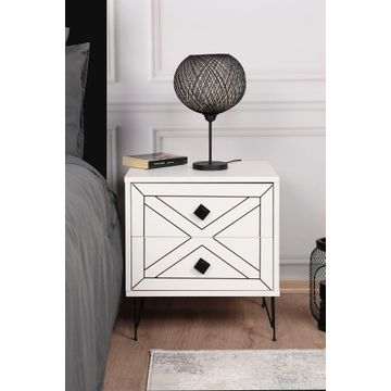 Nightstand Luna - White