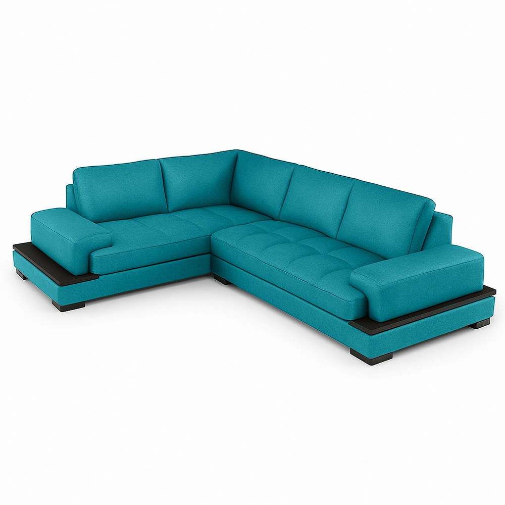 Chanel L Shape Corner Sofa -SD Sky Blue