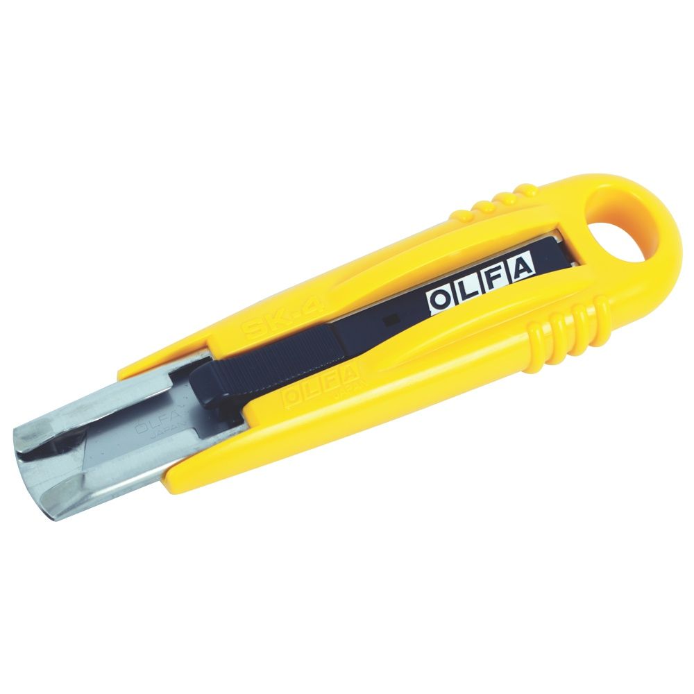 Olfa - Recycled Green Safety Carton Opener Box Knife - 4 Pack