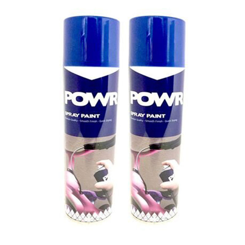 POWR Spray Paint Navy Blue 300ml ( 2 Pack )