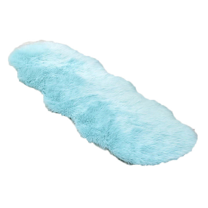 Faux Fur Rug (60cm x 1.8m) - Turquoise