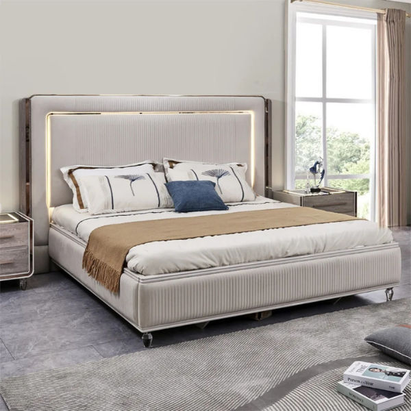 Freya Modern Sleigh Bed