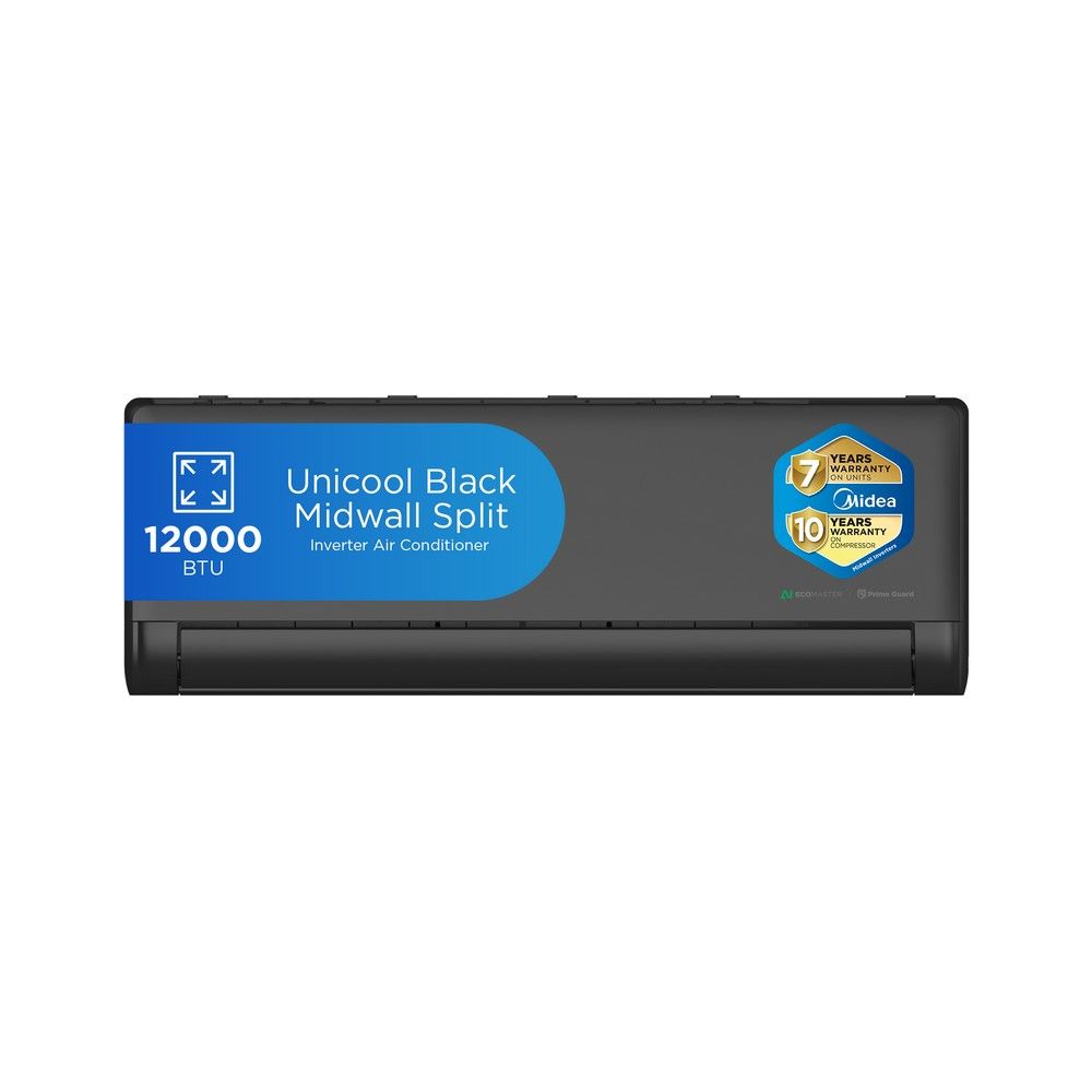 Midea Unicool Black R32 Inverter - 12000 BTU