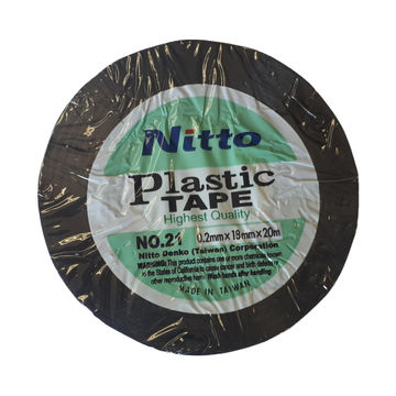 Nitto - Pvc Insulation Tape - Black - 18mm x 20m - 10 Pack