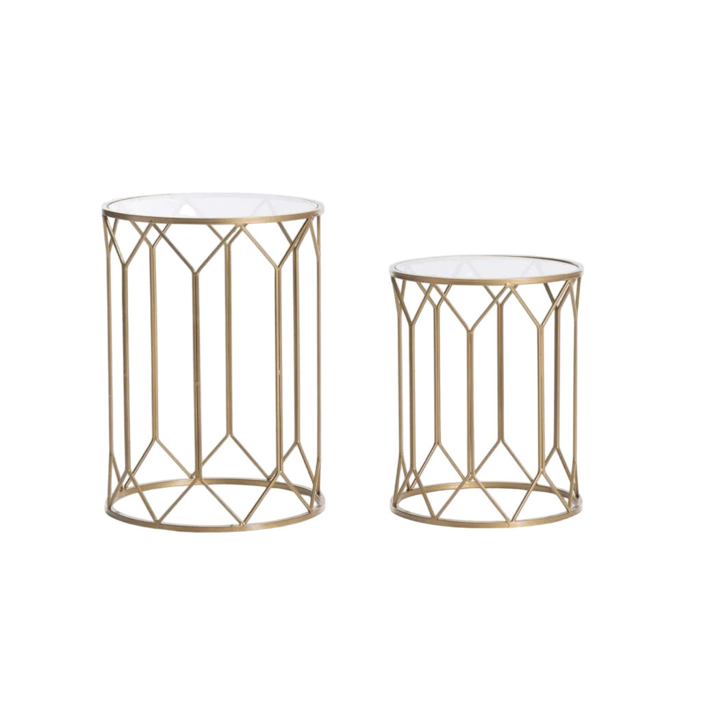 Vividitto - Rufus Set of 2 Tables - Clear