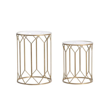 Vividitto - Rufus Set of 2 Tables - Clear