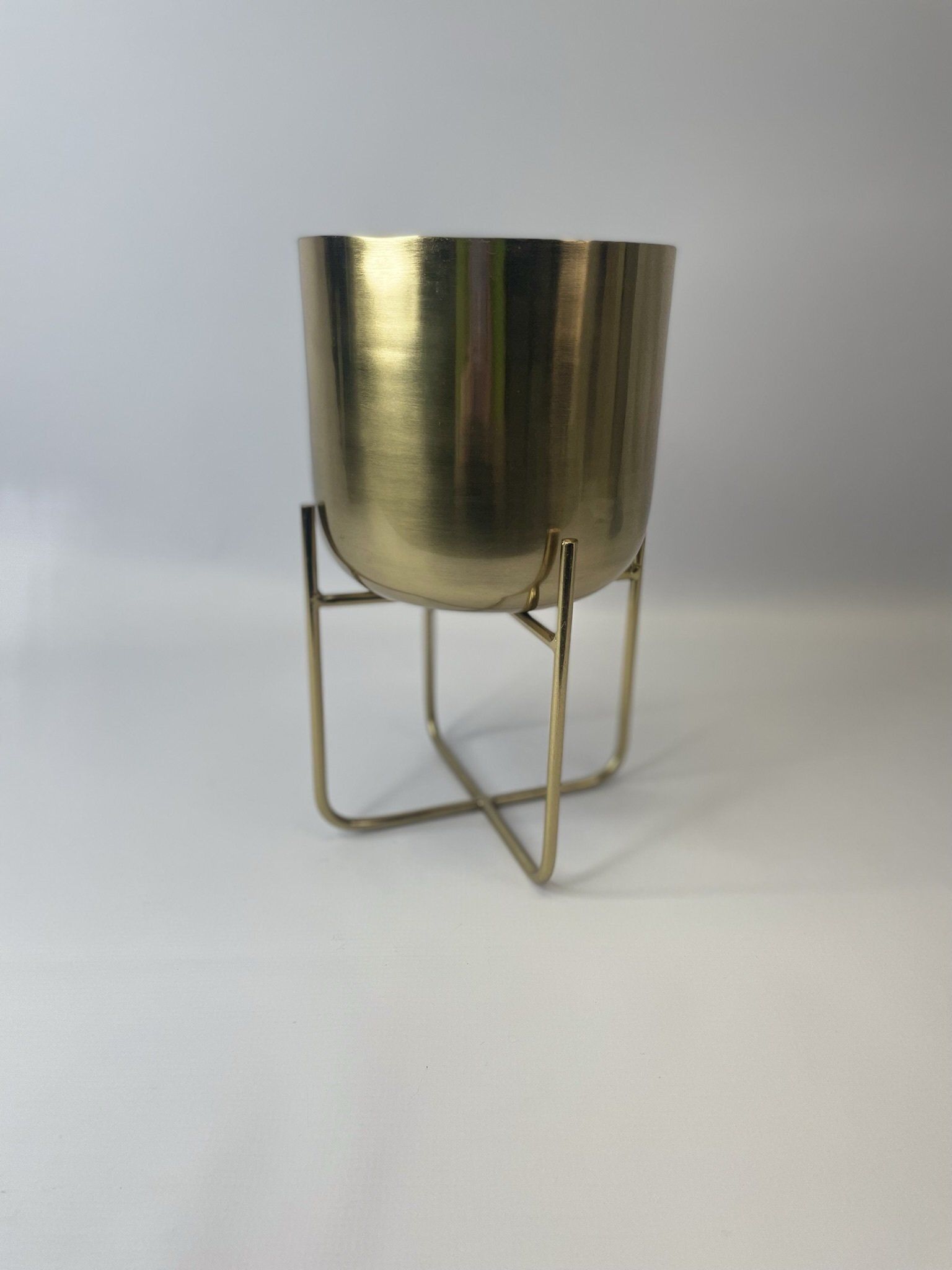 IRON PLANTER - GOLD - 18X33CM