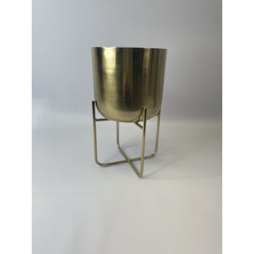 IRON PLANTER - GOLD - 18X33CM