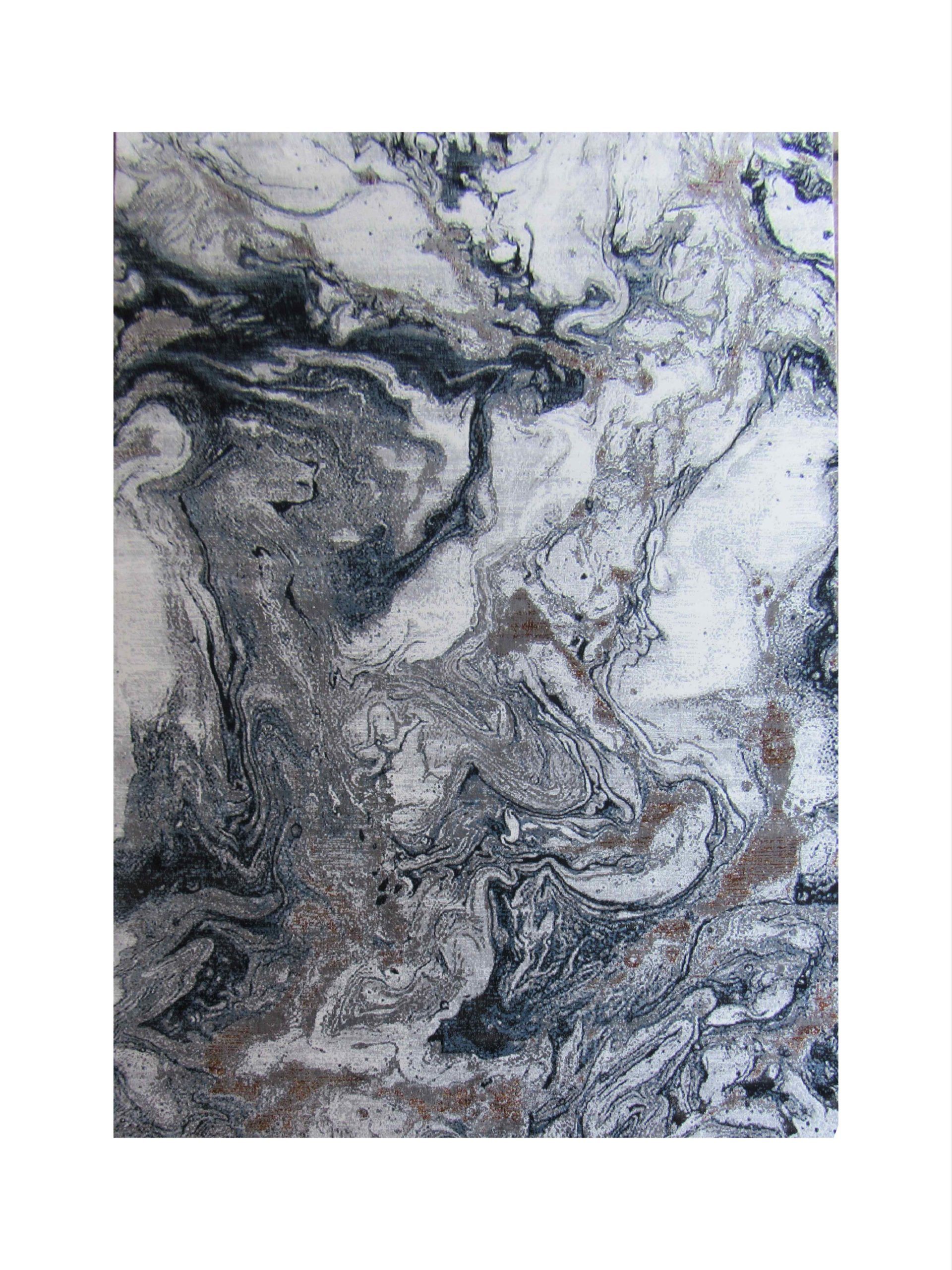 BK Carpets & Rugs - Modern Contemporary Indoor Rug – Cyclone Sky Rug – Blue , Grey & Bronze - 2,3m x 3,4m