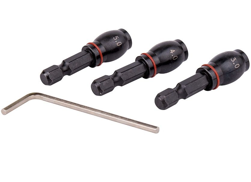 Tork Craft - Drill Bit Adaptor Set 3Piece 3.4.5mm Fem Rnd - 2 Pack