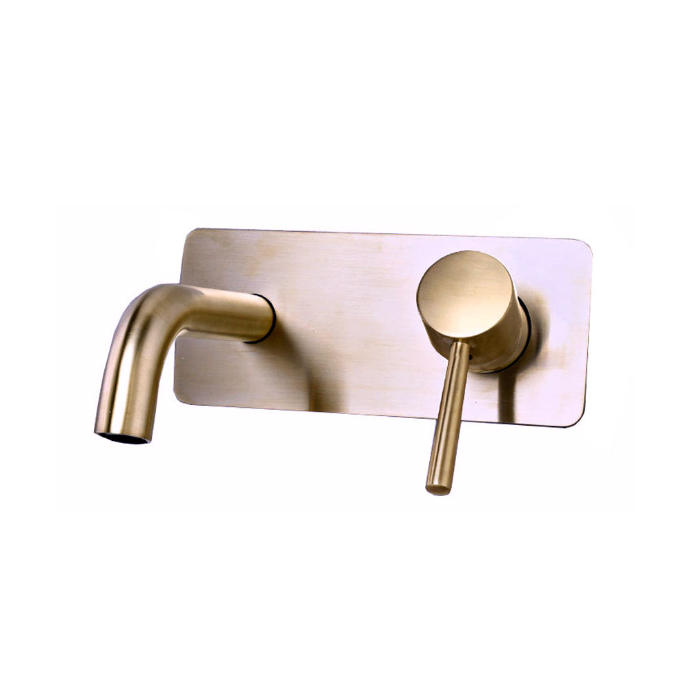 TTB048- BRASS WALL MOUNTED MIXER & BACK PLATE