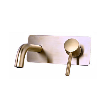 TTB048- BRASS WALL MOUNTED MIXER & BACK PLATE