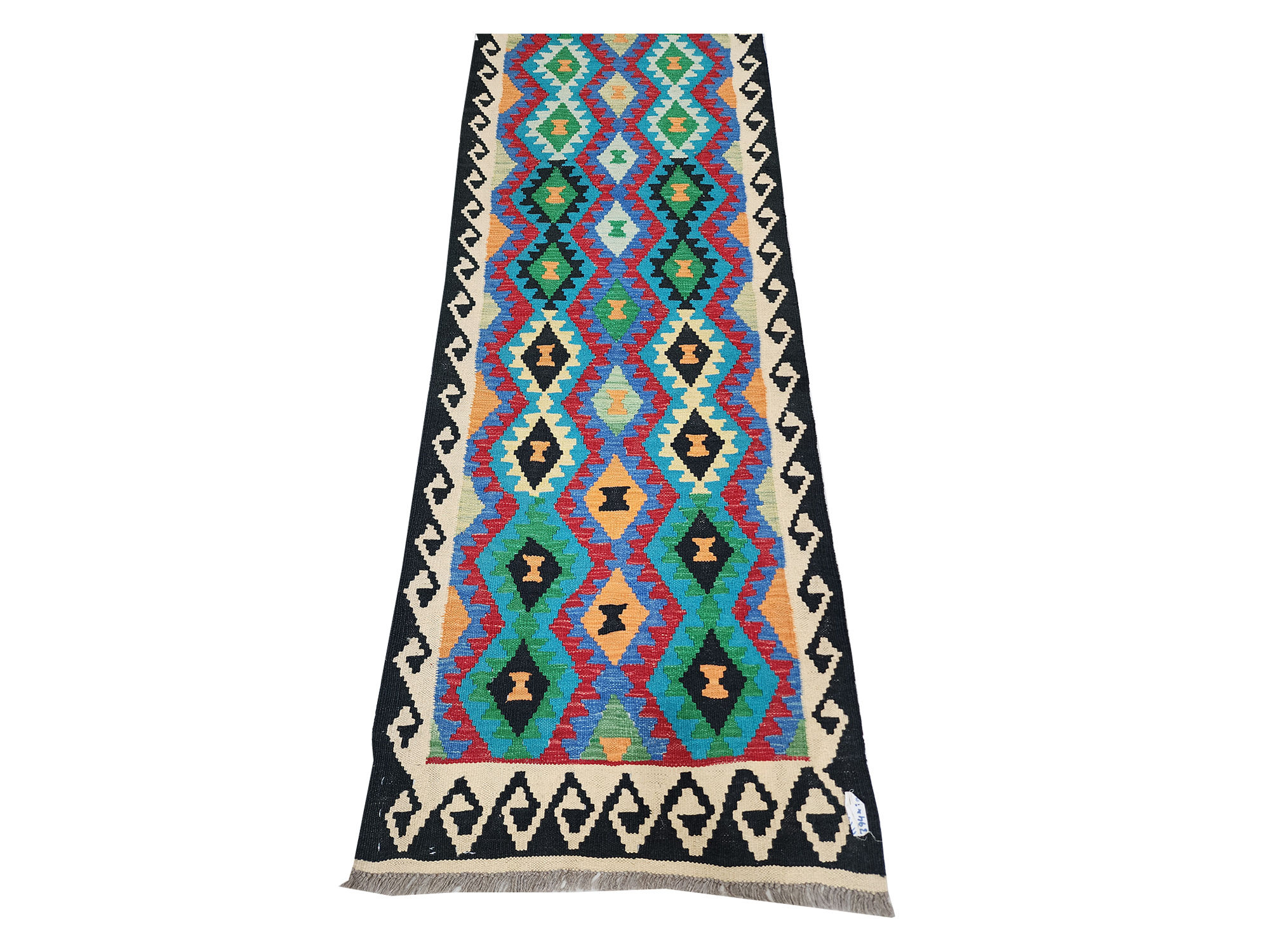 Stunning Afghan Choubi kilim Runner 396x 81CM