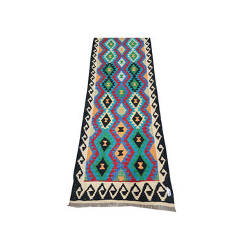 Stunning Afghan Choubi kilim Runner 396x 81CM