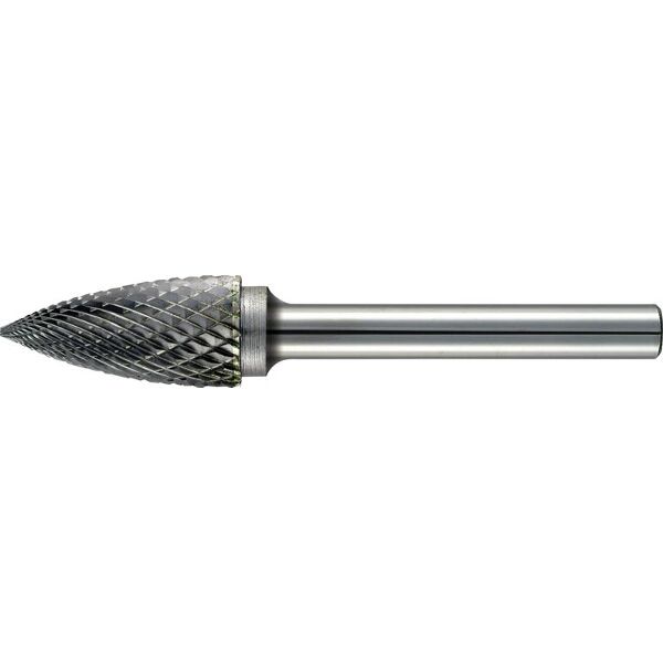 Tc Rotary Burr 6Mm Arc Pointed Nose For Hard Metals
