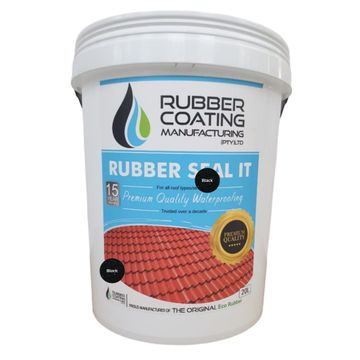 RCM Rubber Seal it Waterproof Coating Black 20 Litre
