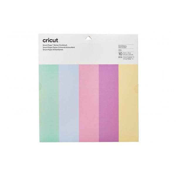Cricut Smart Sticker Cardstock 33X33Cm 10 Sheets (Pastels) LEROY