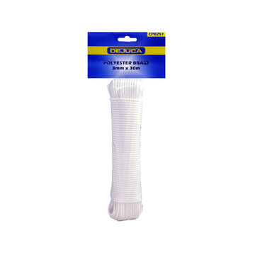 Dejuca - Polyester Braid - 3mm X 30m - (hank) - 4 Pack