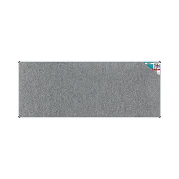 Bulletin Board Ribbed Aluminium Frame (3000x1200mm - Laurel)