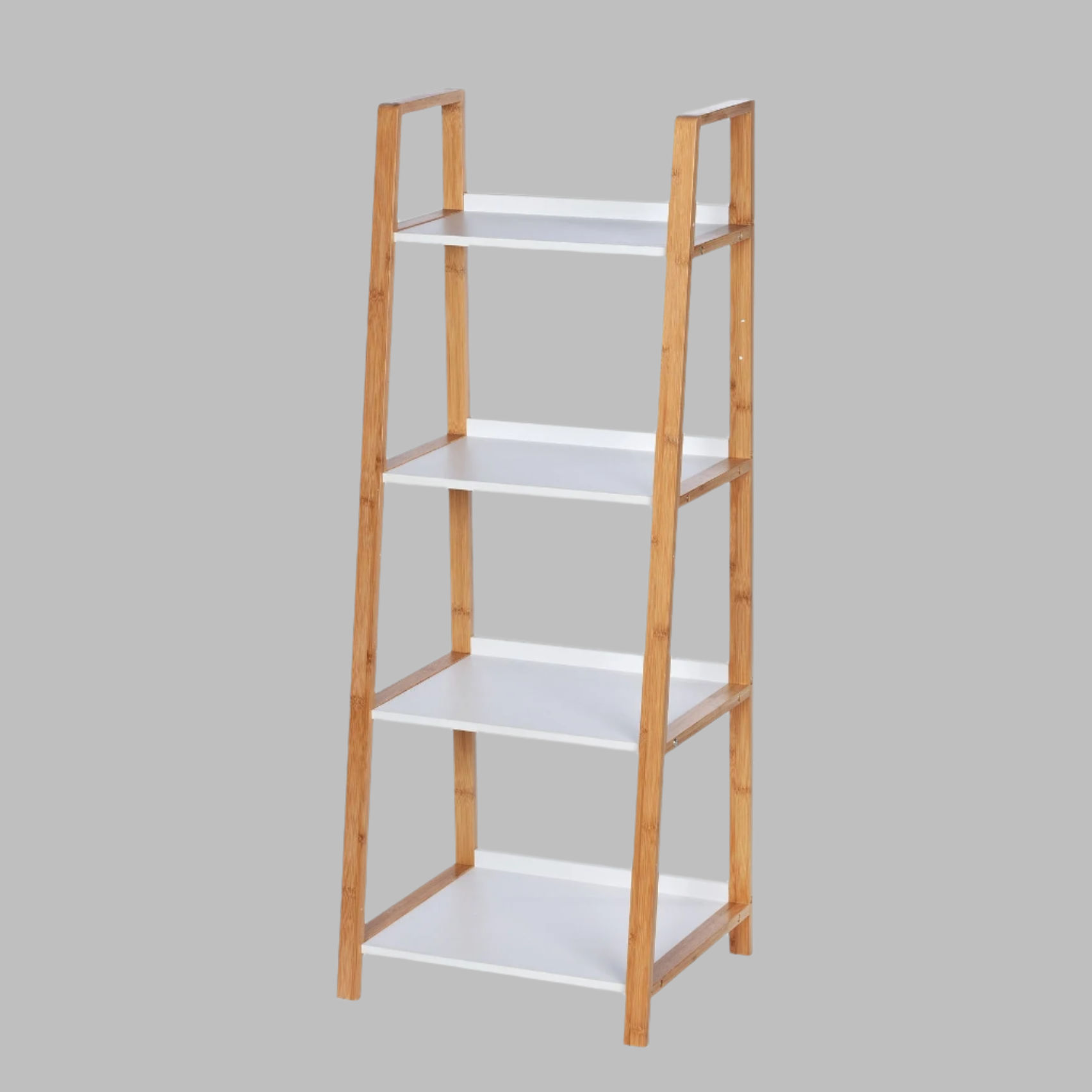 4 Tier Shelving Unit Finja Bamboo