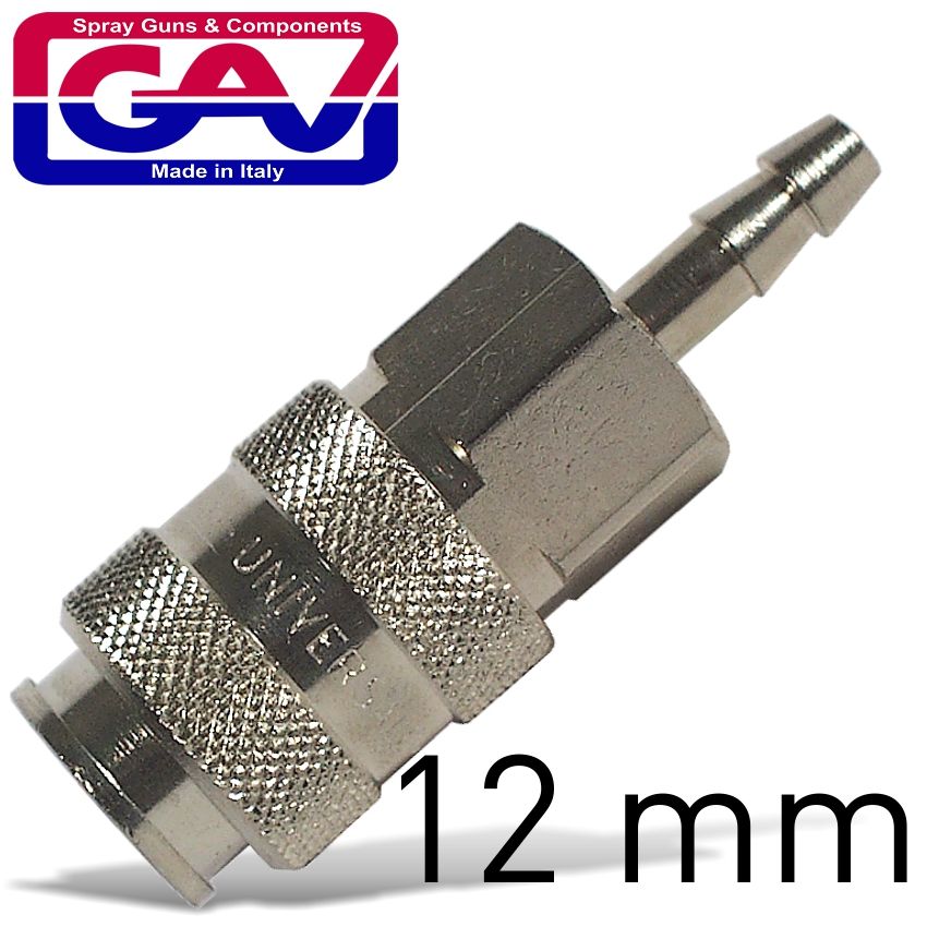 GAV Universal Quick Coupler W/12MM Hose Tail - GAV UNI C4