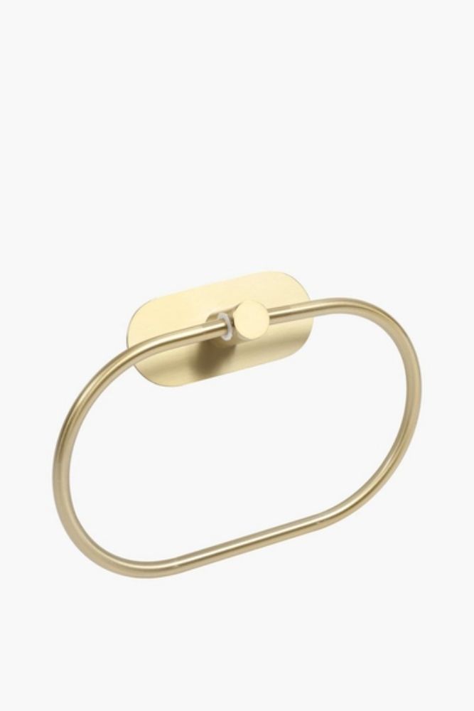 METAL ADHESIVE TOWEL RING Modern, Durable & Easy No-Drill Installation