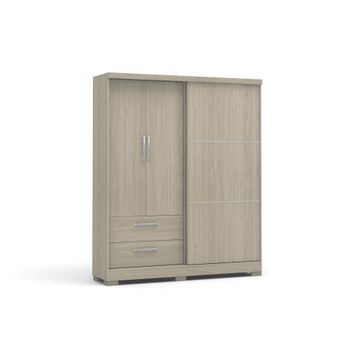 Mateo 3 Door Wardrobe -Grey