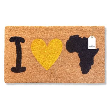 Matnifique Coir Design Doormat - Africa 700 x 400 x 14mm
