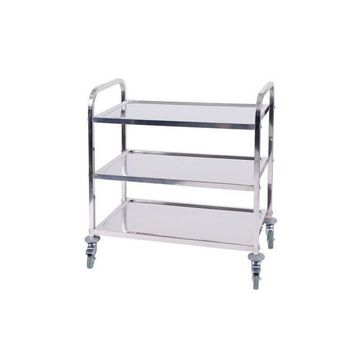 Stainless steel tea trolley - 3 tier - SMARTCHEF