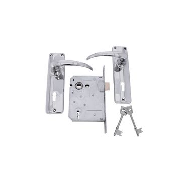 Mortise Lockset 3 Lever Gold Series