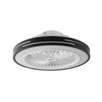 ALVA AIR - 50CM LED LIGHT CEILING FAN W REMOTE (BLACK)
